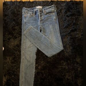 Free People Skinny Jeans Button Fly